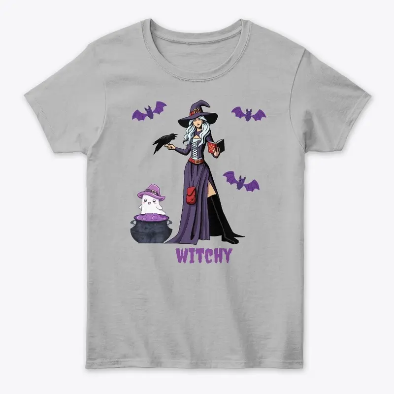 Witchy Halloween Classic Tee