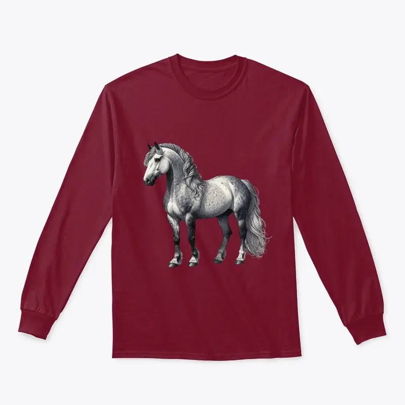 Majestic Andalusian Stallion Long Sleeve