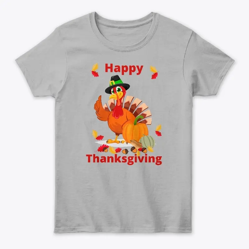 Happy Thanksgiving Turkey Teeshirt