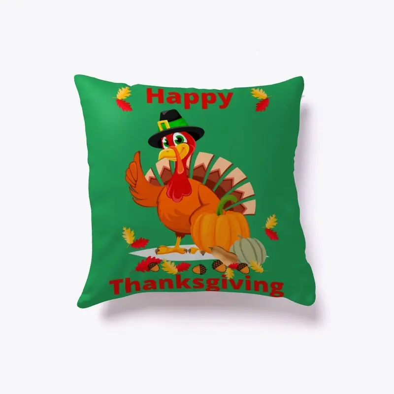 Happy Thanksgiving Pillow